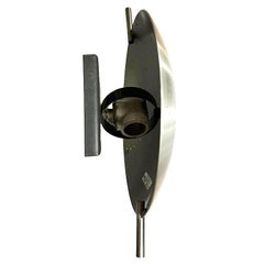 1980s "Metro 1800" Spun Aluminum Wall Sconce by Donovan Lighting, 2 Available