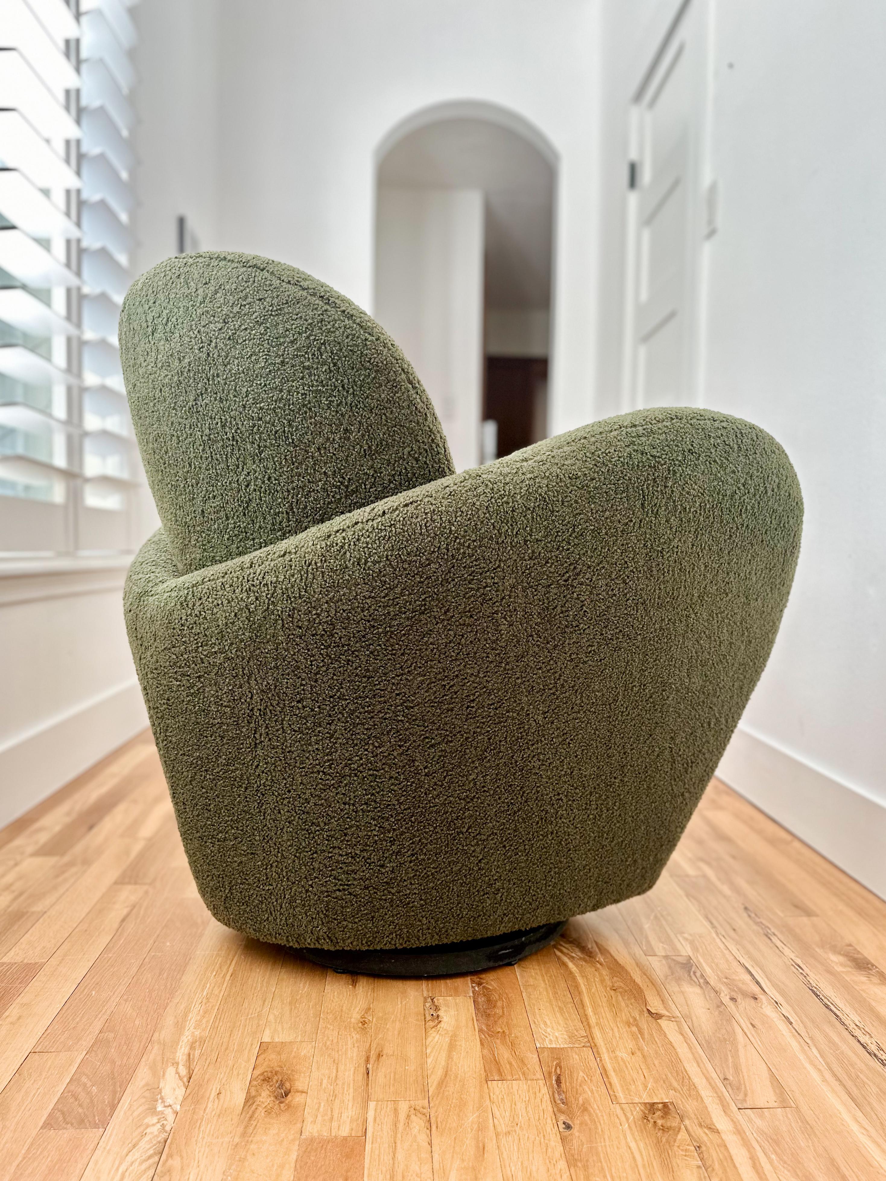 1980s 'Miami' Chair and Ottoman by Michael Wolk for Preview  In Excellent Condition For Sale In Houston, TX
