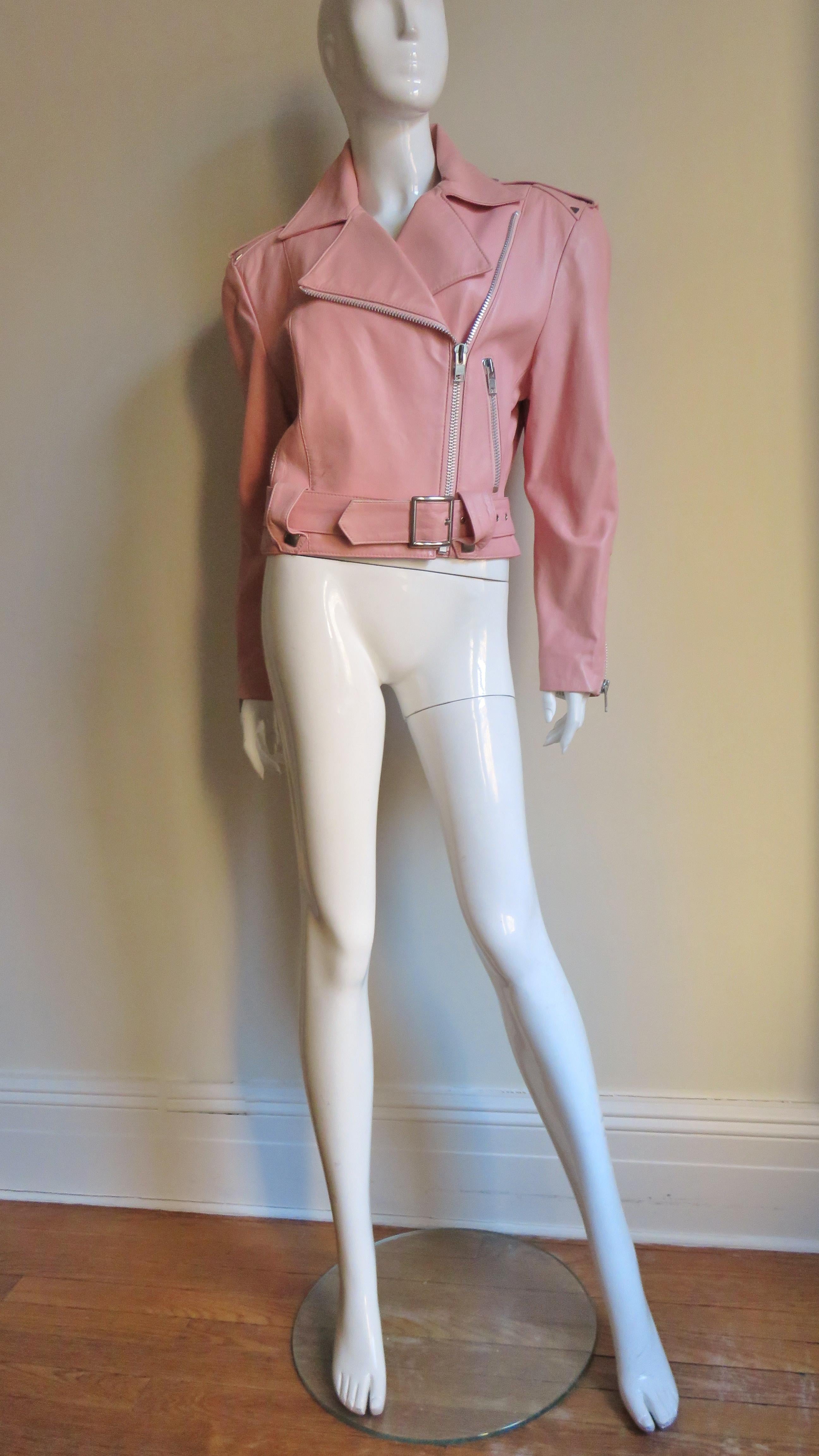 1980s Michael Hoban North Beach Leather Motorcycle Jacket 7