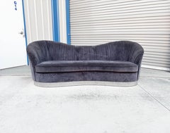 1980s Mid Century Chrome Sofa