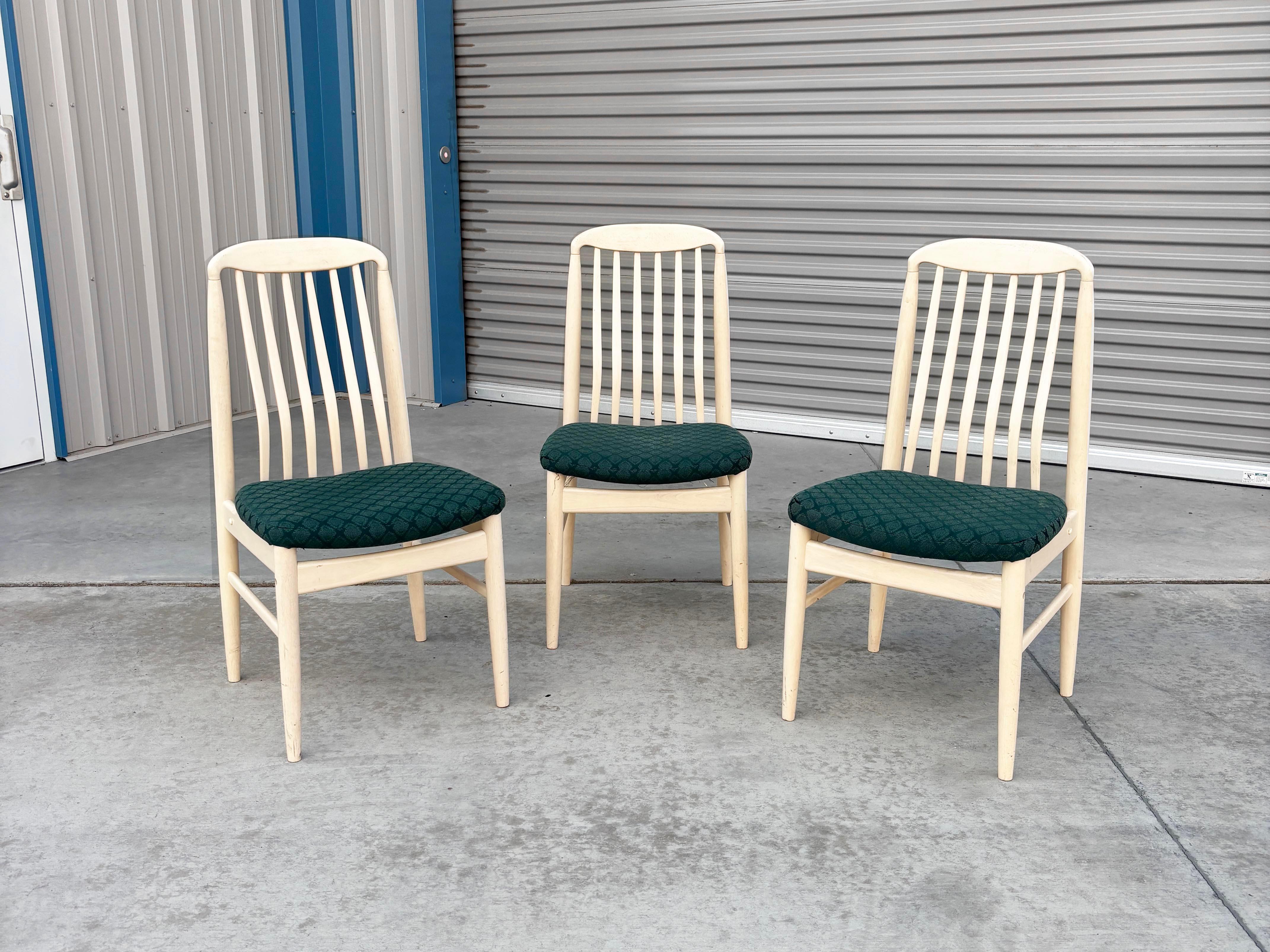 1980s Mid Century Dining Chairs For Sale 1