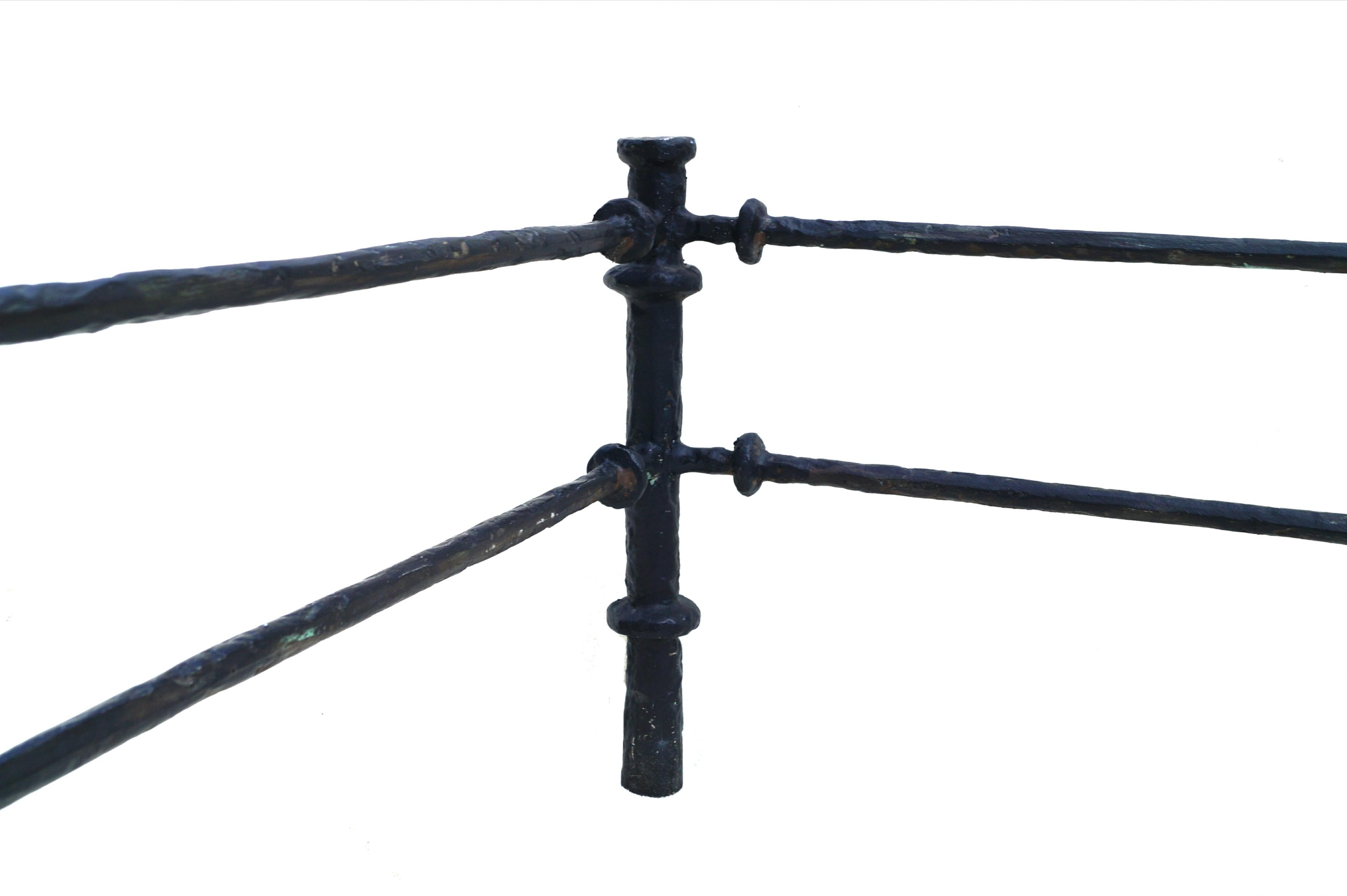 1980's Mid Century Modern Diego Giacometti Paul Brutalist Patinaed Coffee Table For Sale 7