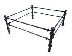 1980's Mid Century Modern Diego Giacometti Paul Brutalist Patinaed Coffee Table