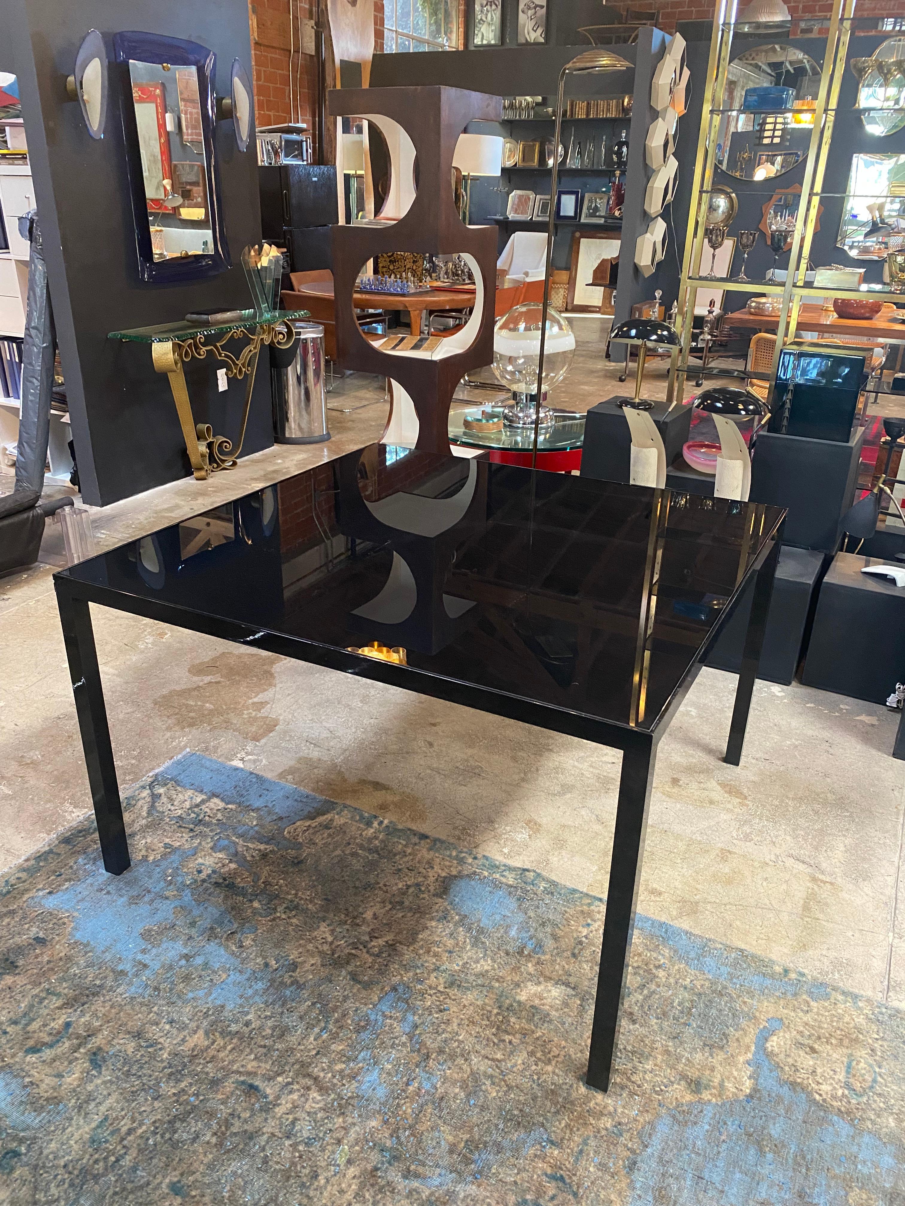 1980s Mid-Century Modern Dining Table For Sale 1