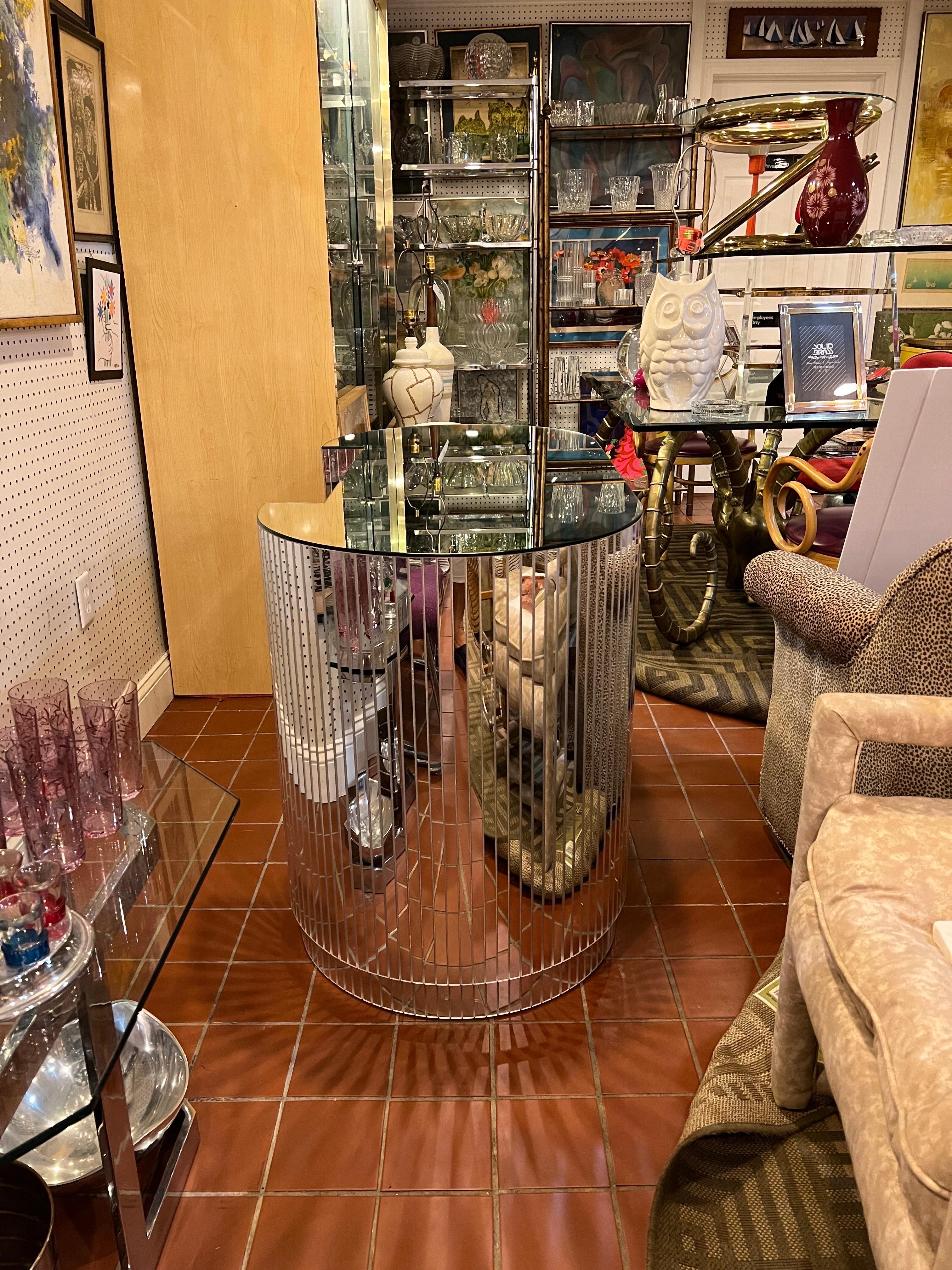 1980’s Mirrored Disco Ball Desk or Vanity 2