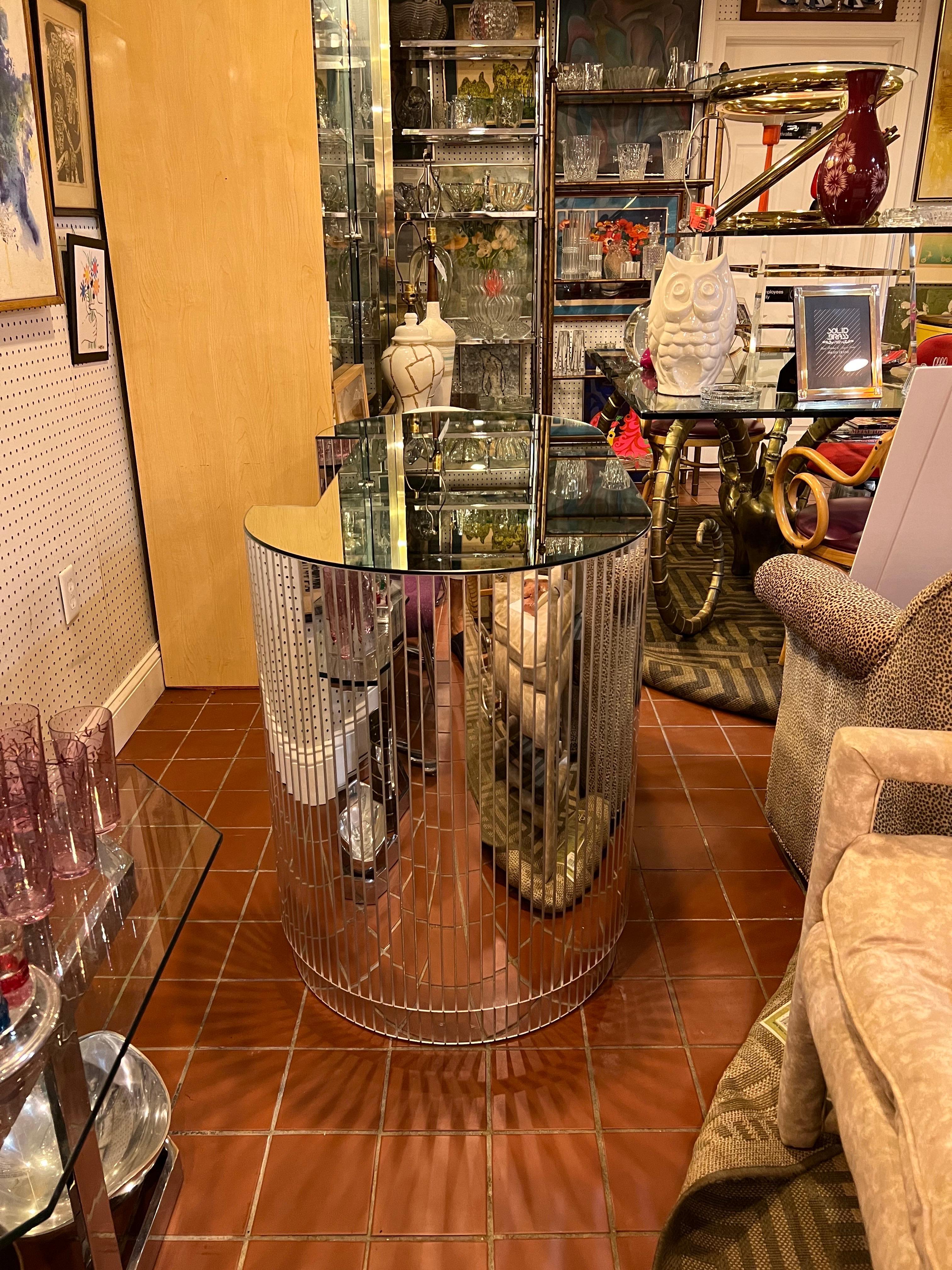 1980’s Mirrored Disco Ball Desk or Vanity 1