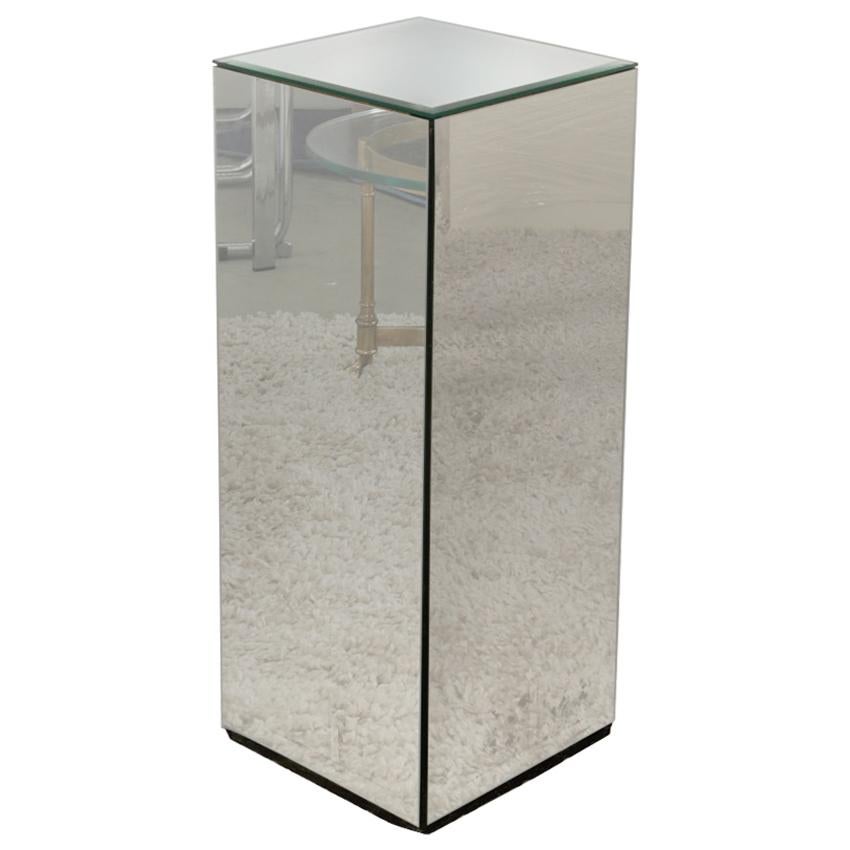 1980s Mirrored Pedestal in Wood Frames For Sale