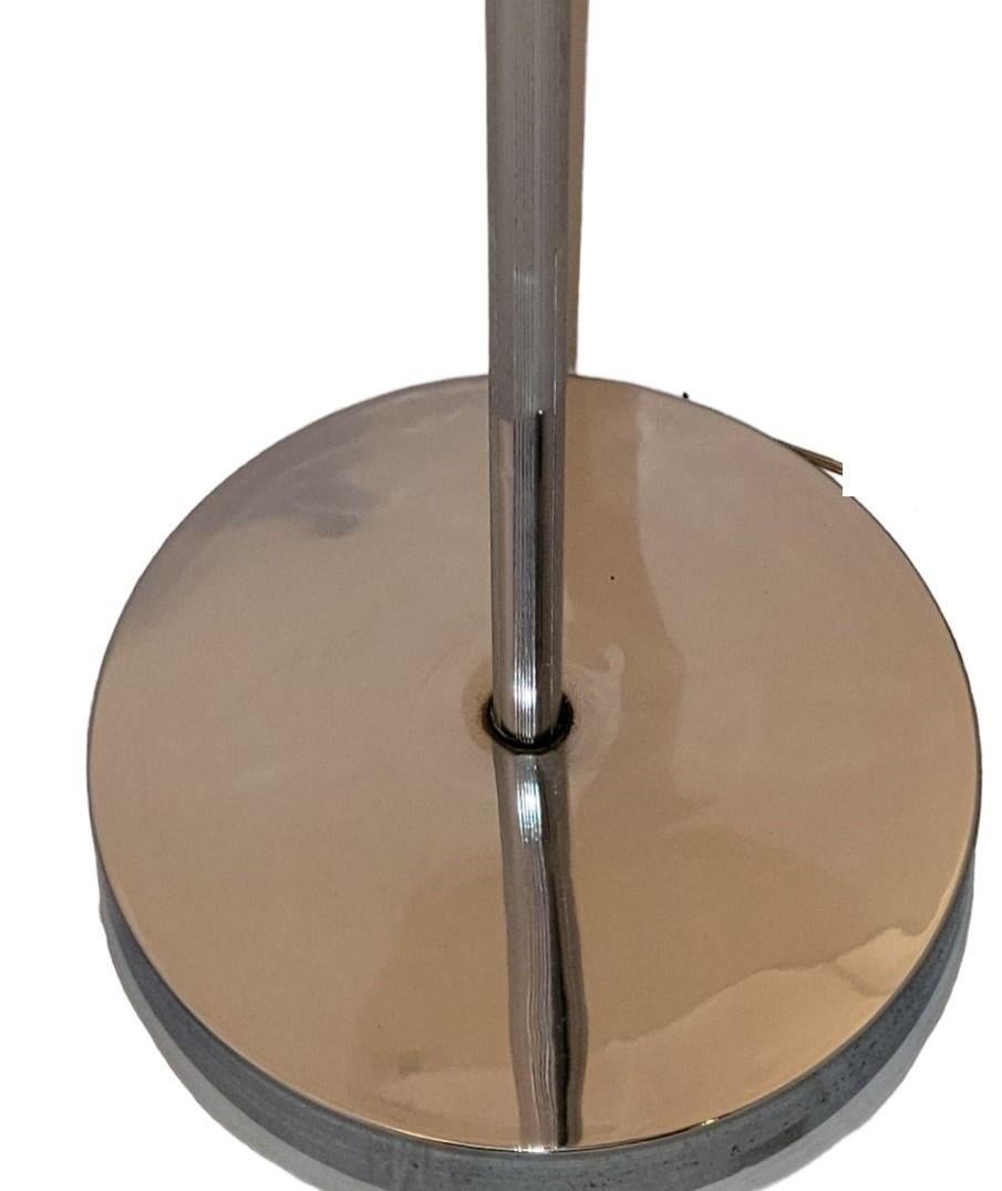 20th Century 1980s Modern Chrome Umbrella Floor Lamp