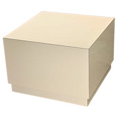 1980s Modern Laminate Cube End Table Stil von Milo Baughman für Thayer Coggin