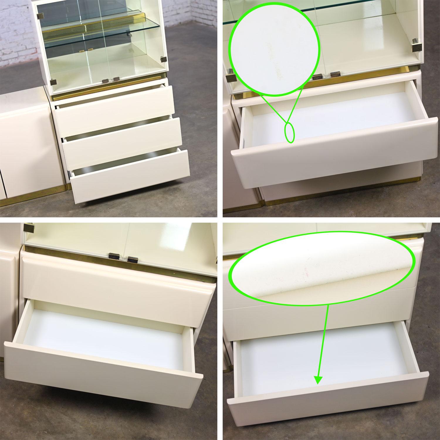1980s Modern Modular Storage System by Milo Baughman for Thayer Coggin 3 Pieces For Sale 8