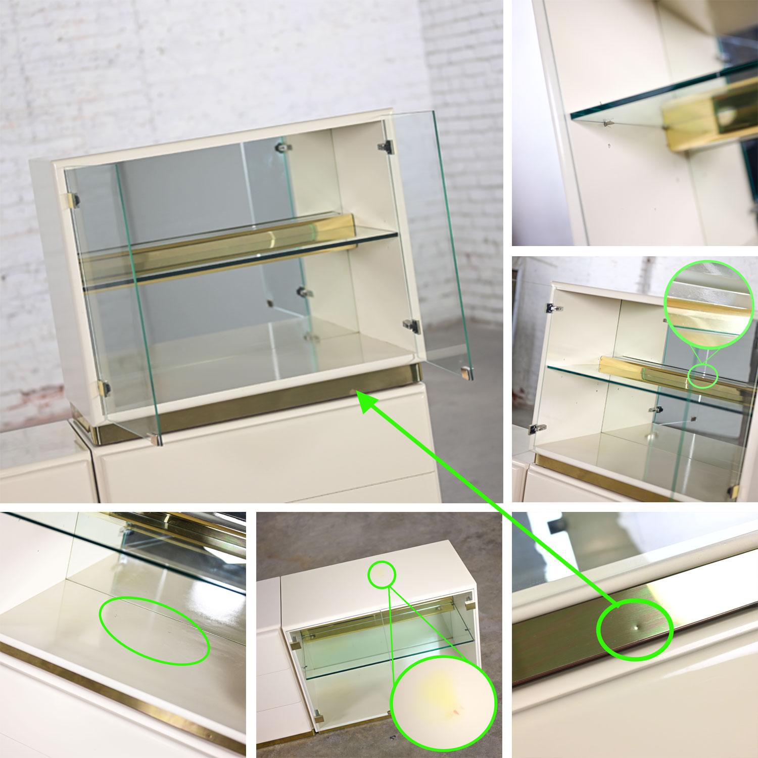 1980s Modern Modular Storage System by Milo Baughman for Thayer Coggin 3 Pieces For Sale 12