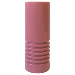 Modern Pink Ceramic Vase by Haeger, circa 1980s