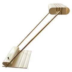 1980s Modernist High Quality Solid Brass Table Lamp by George Kovacs