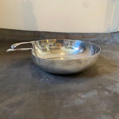 1980s Modernist Lino Sabattini Silver Plated Bowl