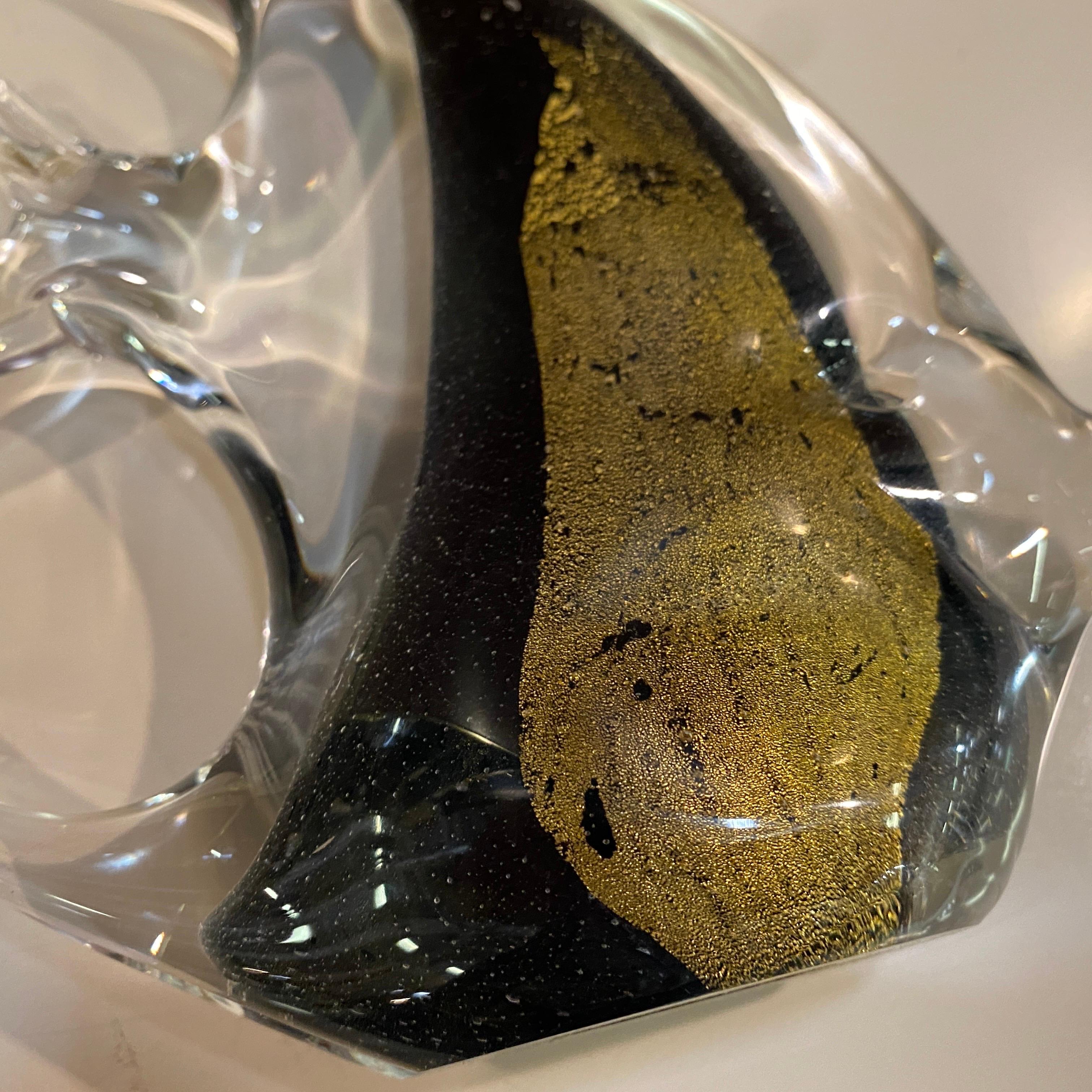 Modernistische Murano-Glasskulptur eines tropischen Fisches von Seguso aus den 1980er Jahren im Zustand „Gut“ im Angebot in Aci Castello, IT