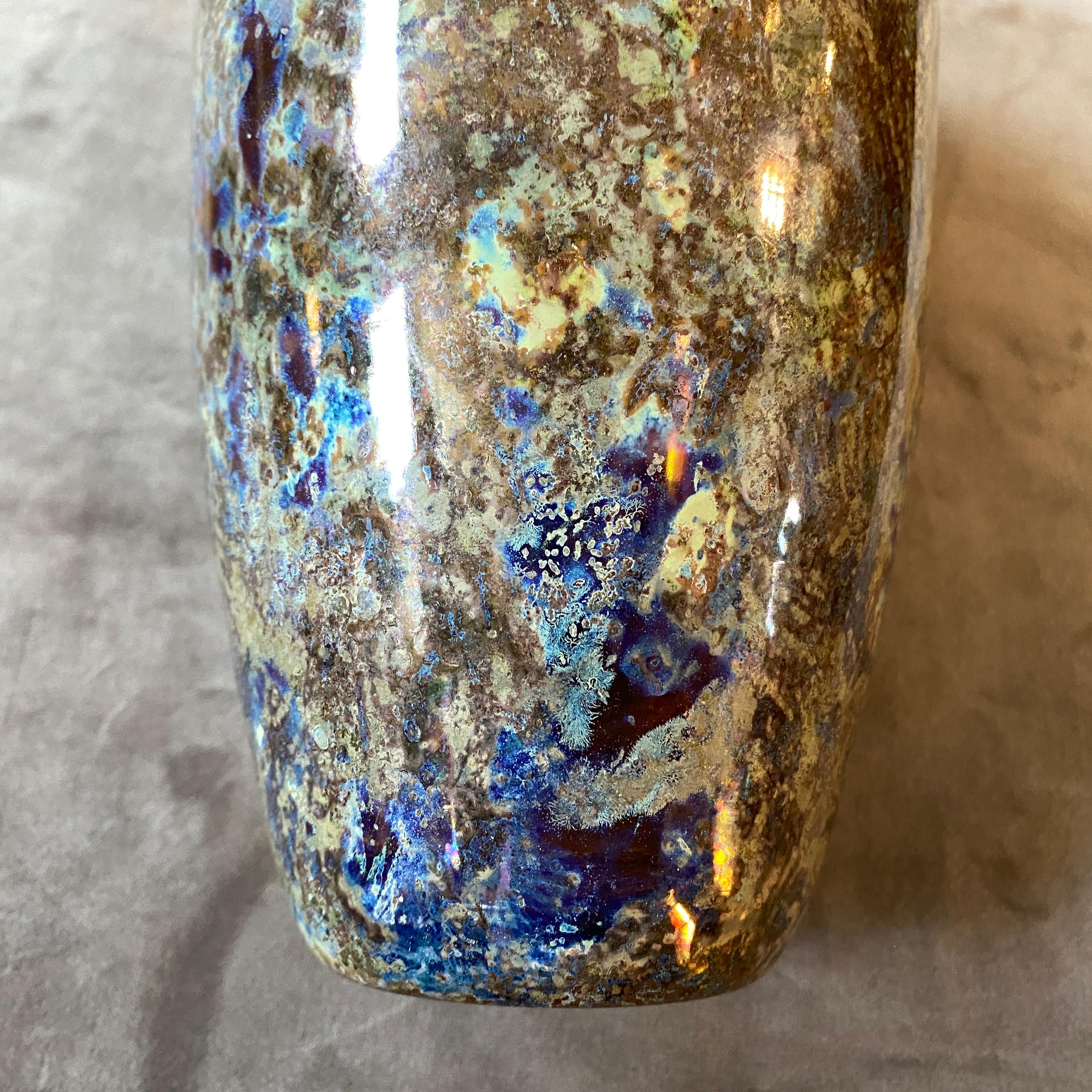 1980s Rare Modernist Murano Glass Vase by Carlo Moretti In Excellent Condition In Aci Castello, IT
