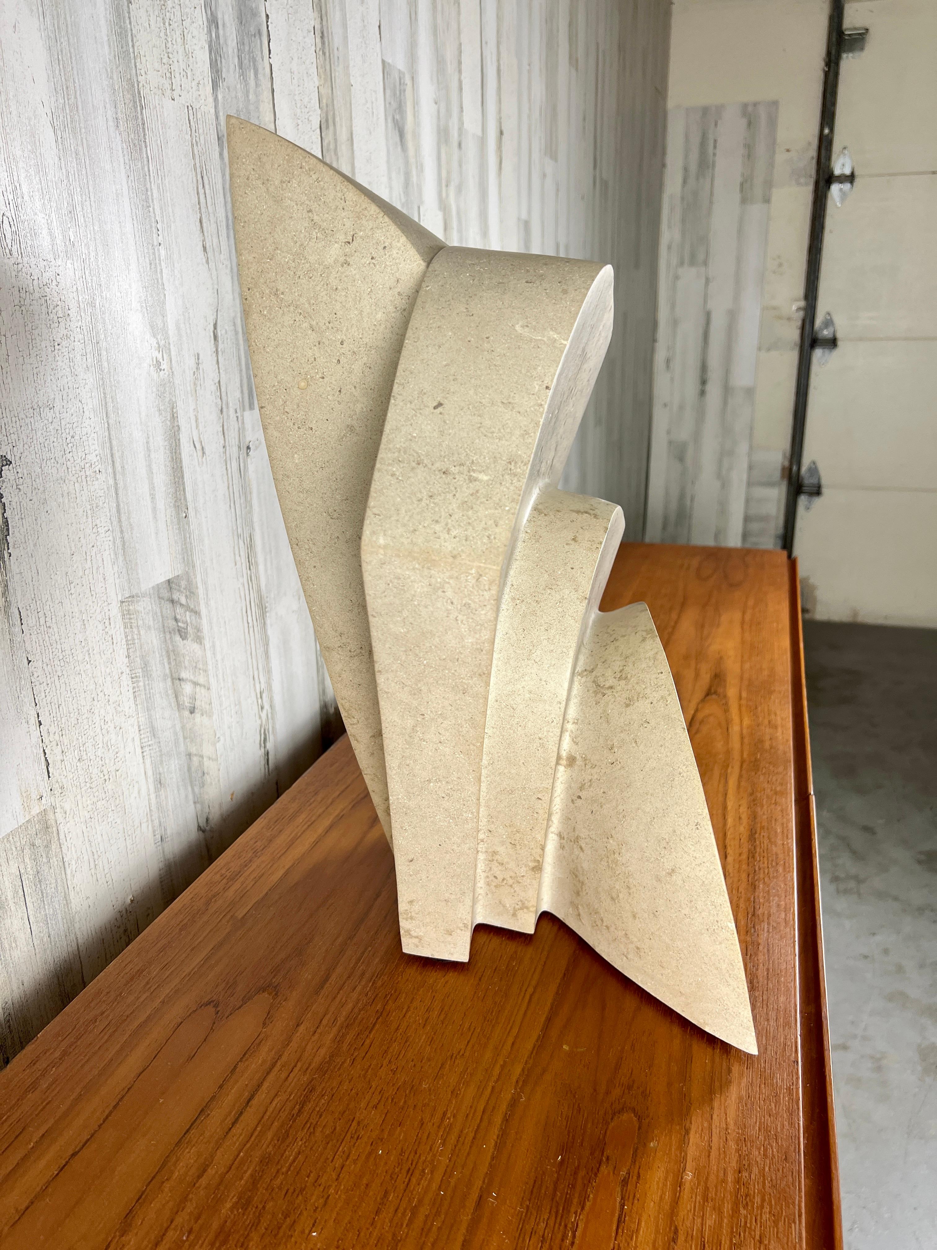 1980's Modernists Marble Sculpture For Sale 2
