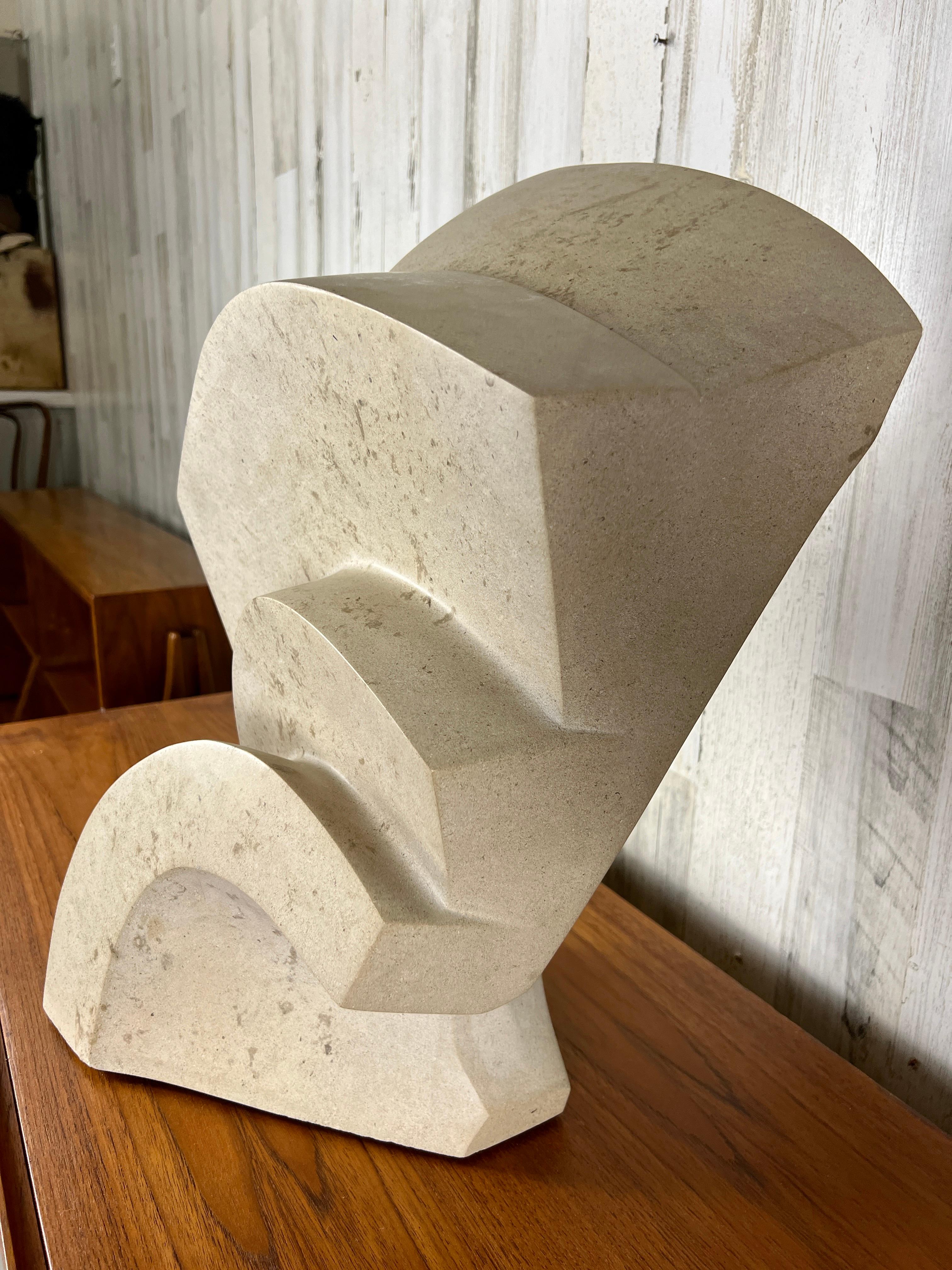 1980's Modernists Marble Sculpture For Sale 3