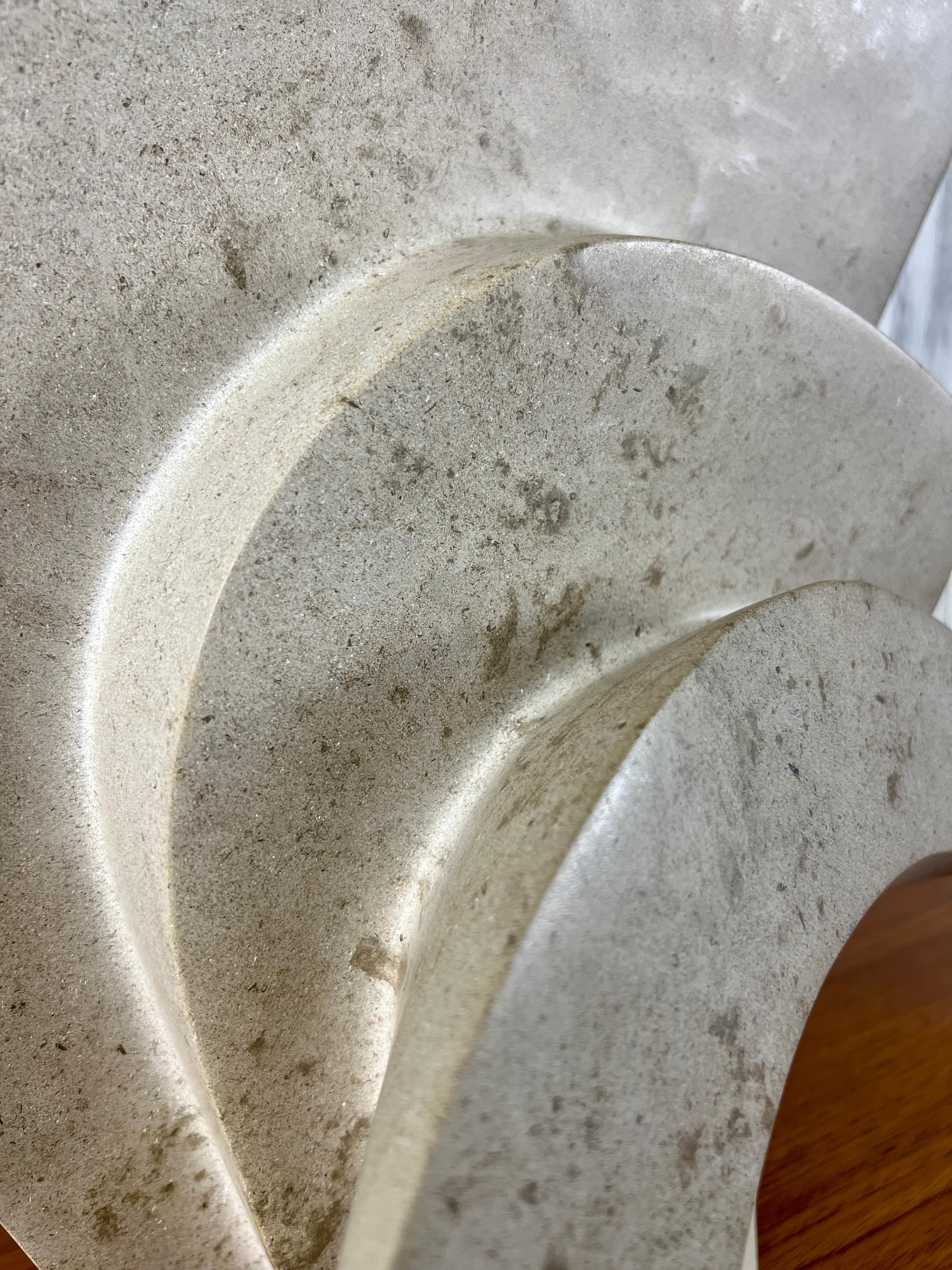 1980's Modernists Marble Sculpture For Sale 4