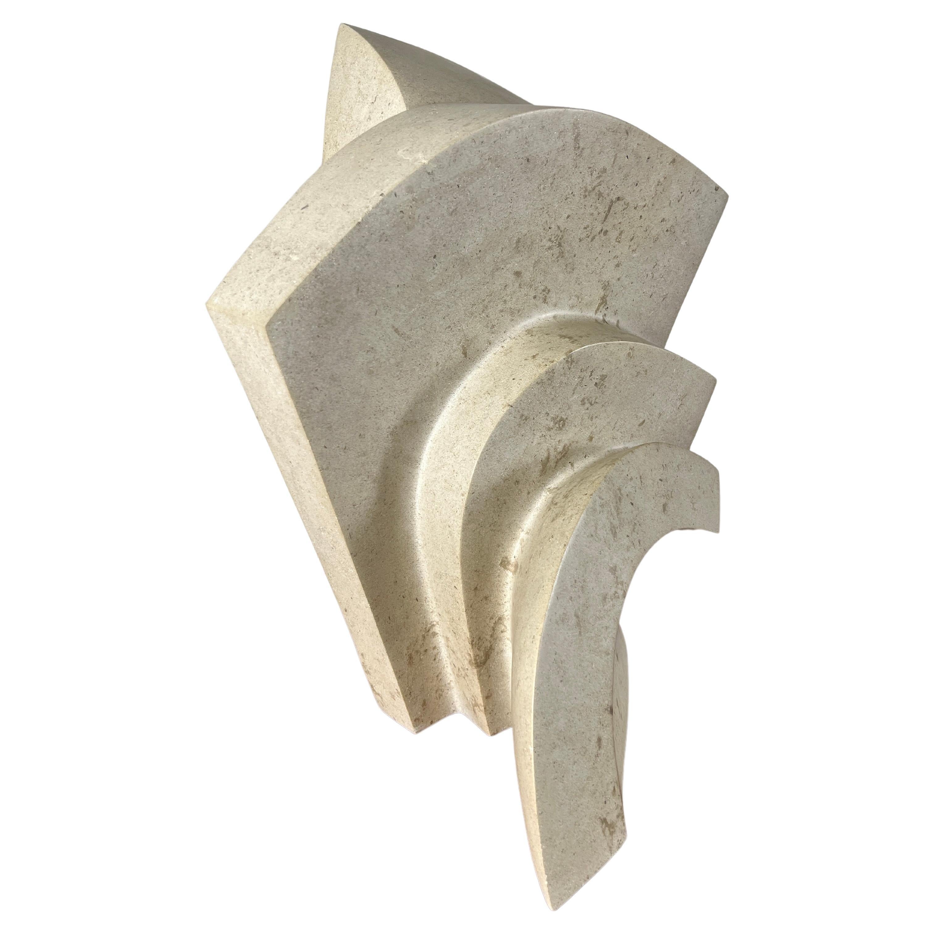 1980's Modernists Marble Sculpture For Sale