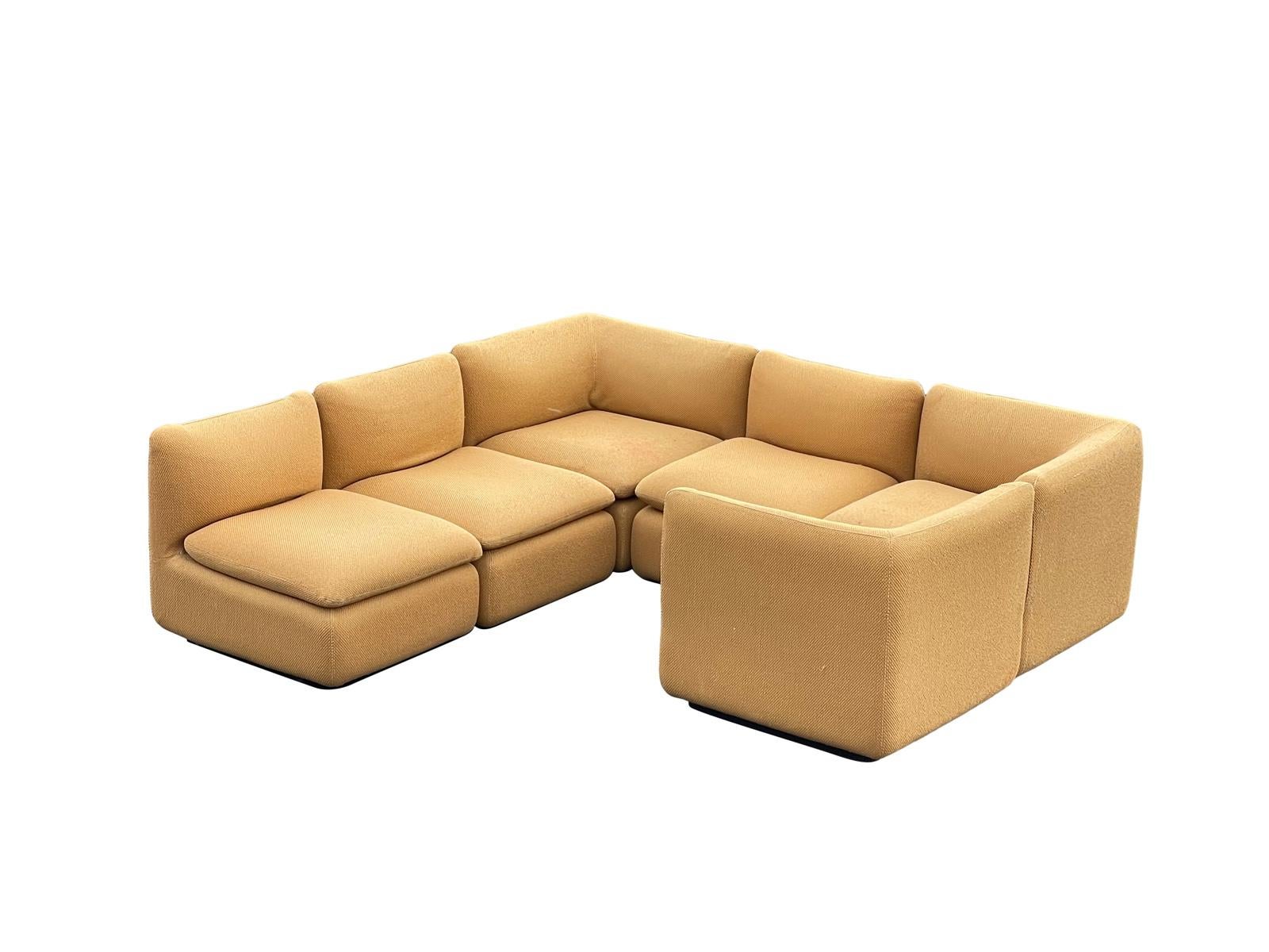 1980er Jahre Modular Ganging ELYSÉE Sofa Unit Sectional von Steelcase  (Moderne der Mitte des Jahrhunderts) im Angebot