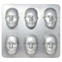 Vitrine de lunettes en 3D moulée des années 1980