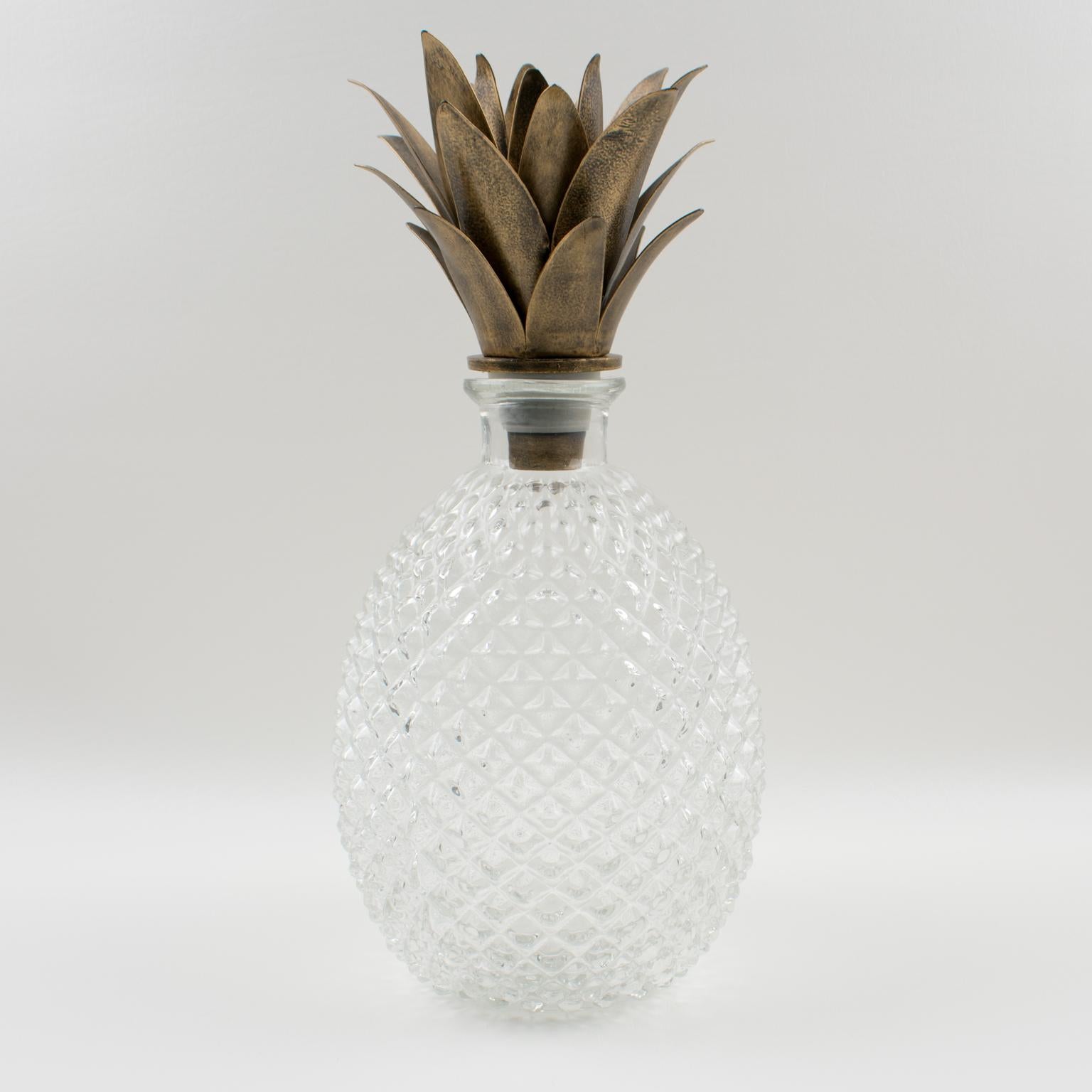 pineapple shaped liquor bottle