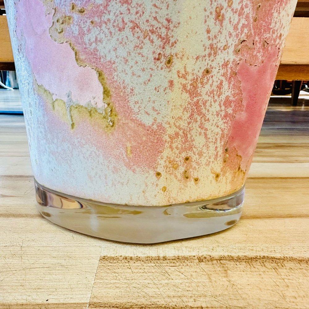 1980s Monumental Raku Pottery Floor Vase by Tony Evans 6