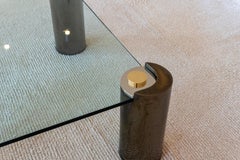 1980's Monumental Sized Karl Springer 'Sculpture' Coffee Table