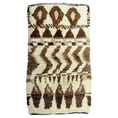 Tappeto Azilal marocchino anni '80 3'10 x 5'6