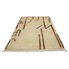 1980s Moroccan Vintage Beni Ouarain Rug North Africa