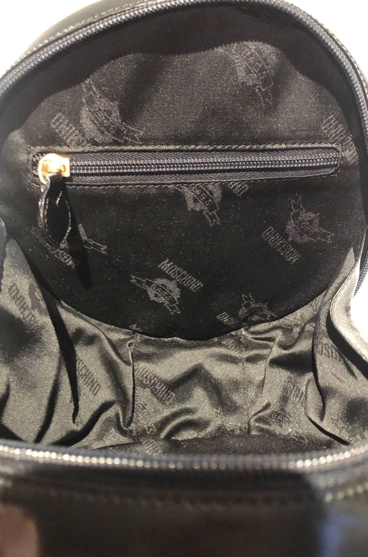 1980s Moschino acid face smiley shoulder bag 2