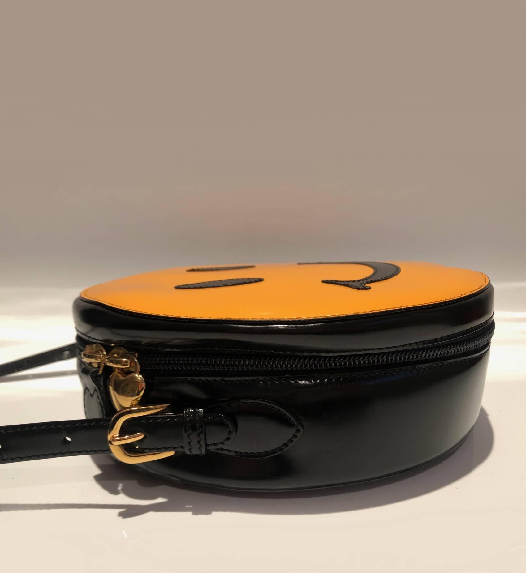 moschino smiley face bag