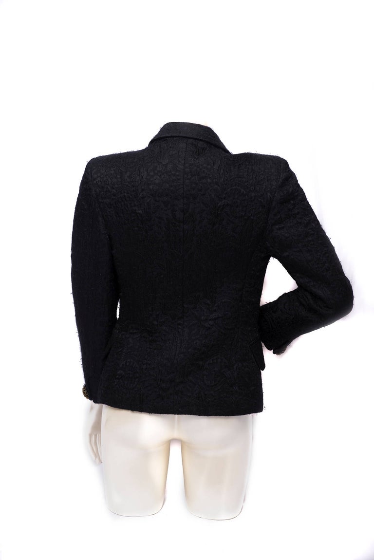 1980s Moschino Black Jacket For Sale at 1stDibs