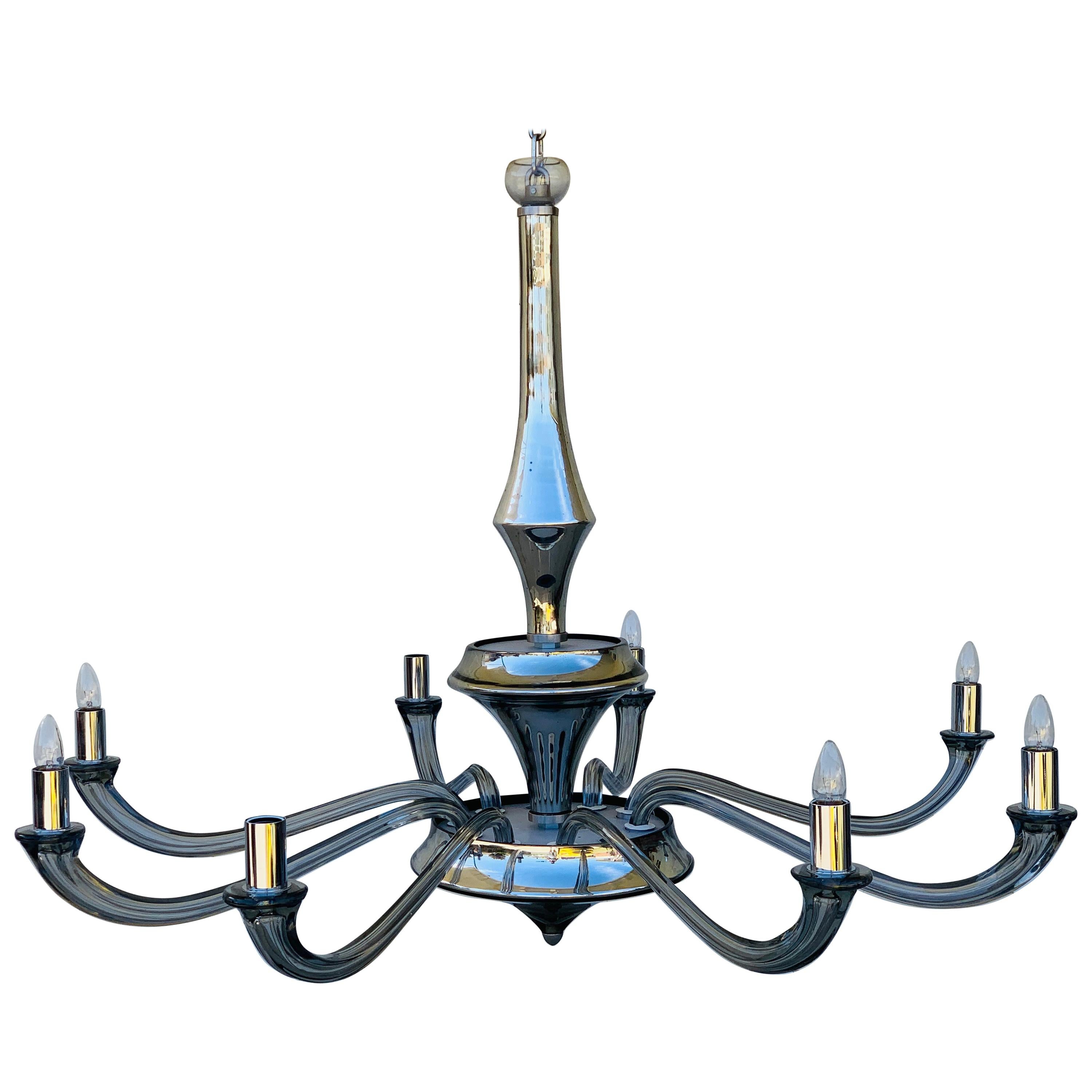 1980's Murano Glass Chandelier by Donghia