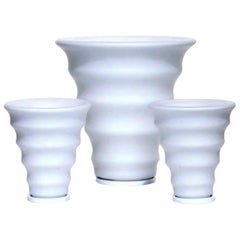 1980s Murano Glass Italian Design Set of Three Table Lamps