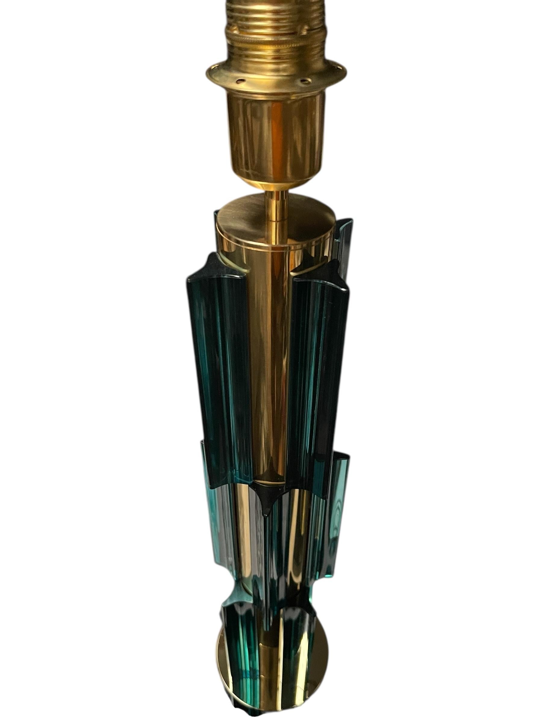 1980's Murano glass lamps attributed to Gino Cenedese en Bueno estado para la venta en Bois-Colombes, FR