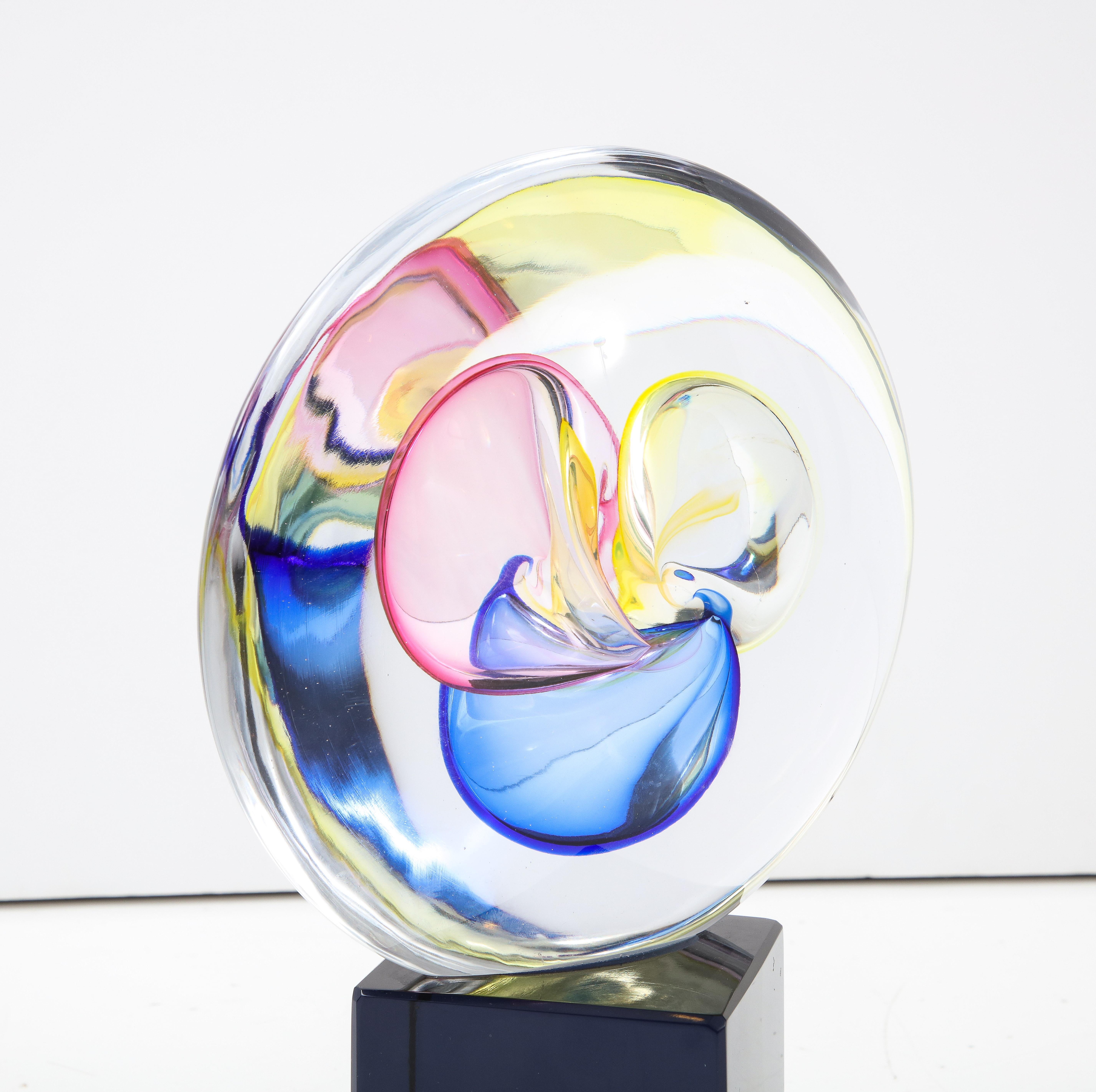 1980's Murano Glass Sculpture by Vetro Artistico For Sale 3