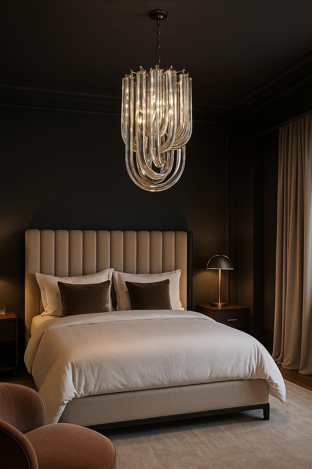 Fine XX secolo Lampadario in vetro soffiato a mano di Murano anni '80 di Venini - Grande lampadario italiano di metà secolo in vendita