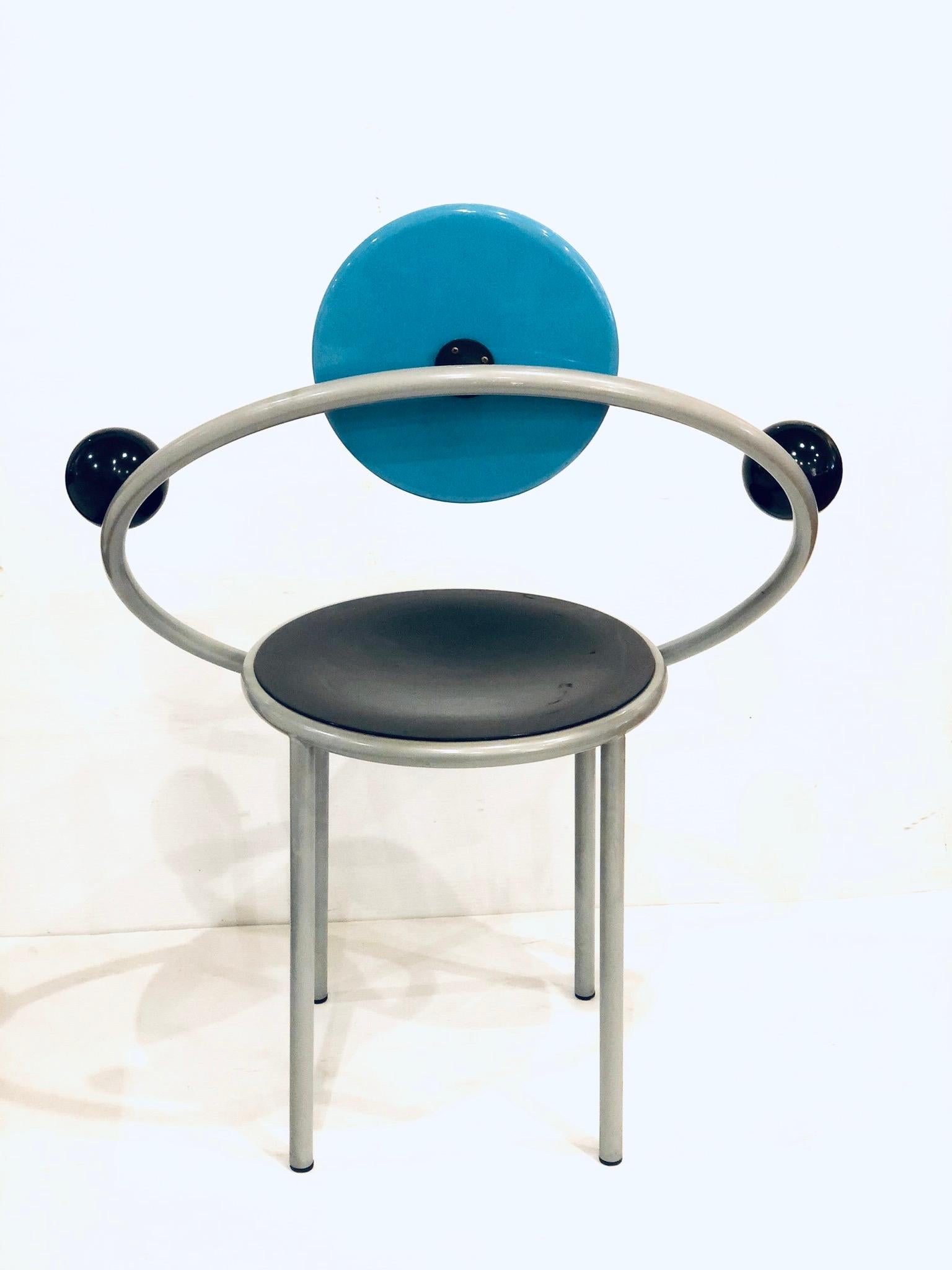 Italian 1980s My First Chair by Michele De Lucchi for Memphis Postmodern