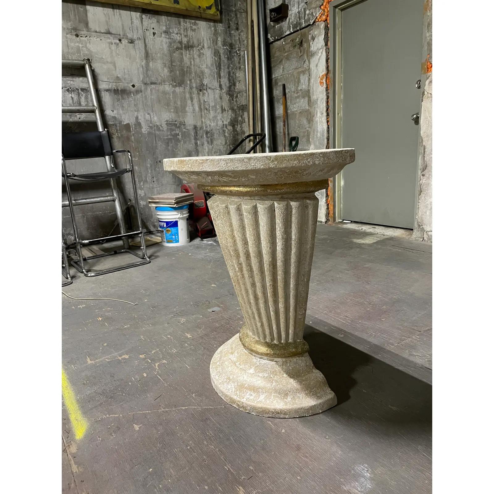 Postmodern Demilune Floor Vase Neoclassical  For Sale 1