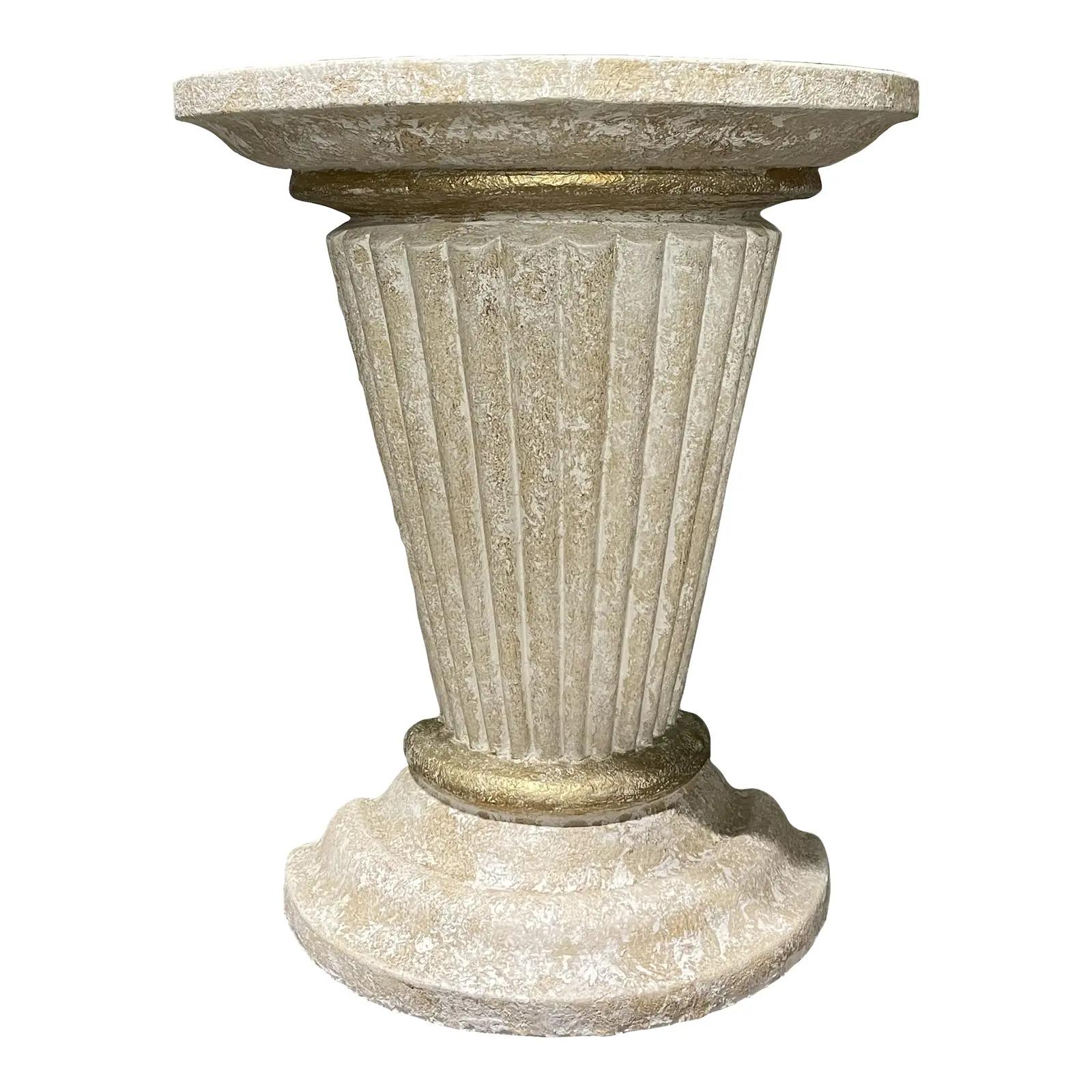 Postmodern Demilune Floor Vase Neoclassical  For Sale 2