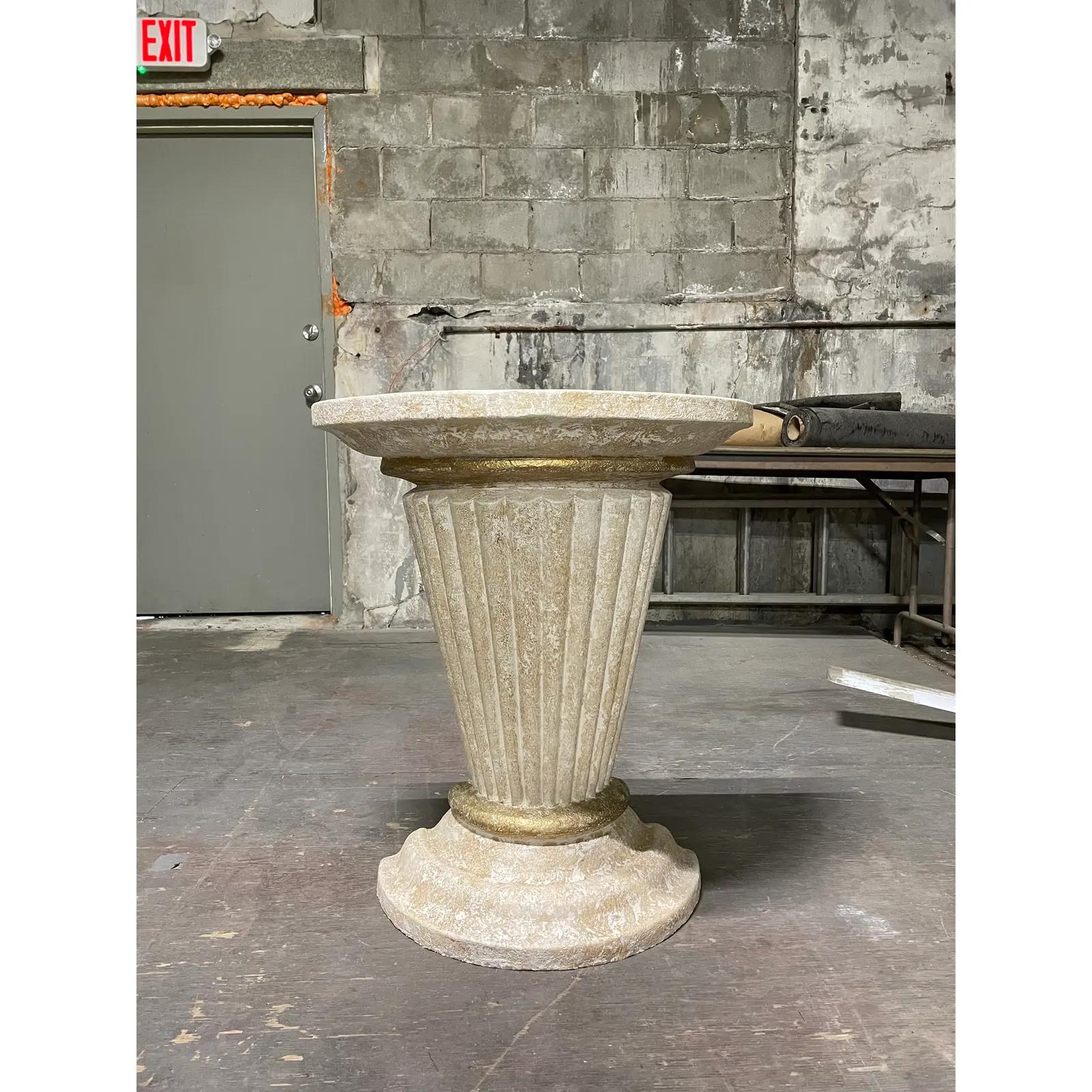 Postmodern Demilune Floor Vase Neoclassical  For Sale 3