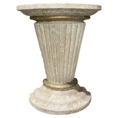 Postmodern Demilune Floor Vase Neoclassical 