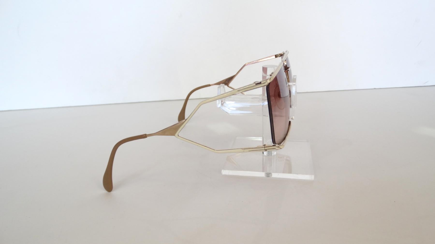 lunettes de soleil surdimensionnées Neostyle Nautic des années 1980 5