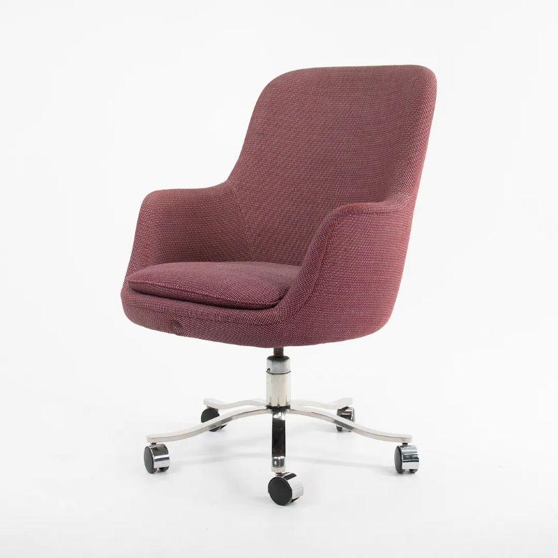 1980 Nicos Zographos High Back Bucket Executive Chair w/ Alpha Base en vente 4