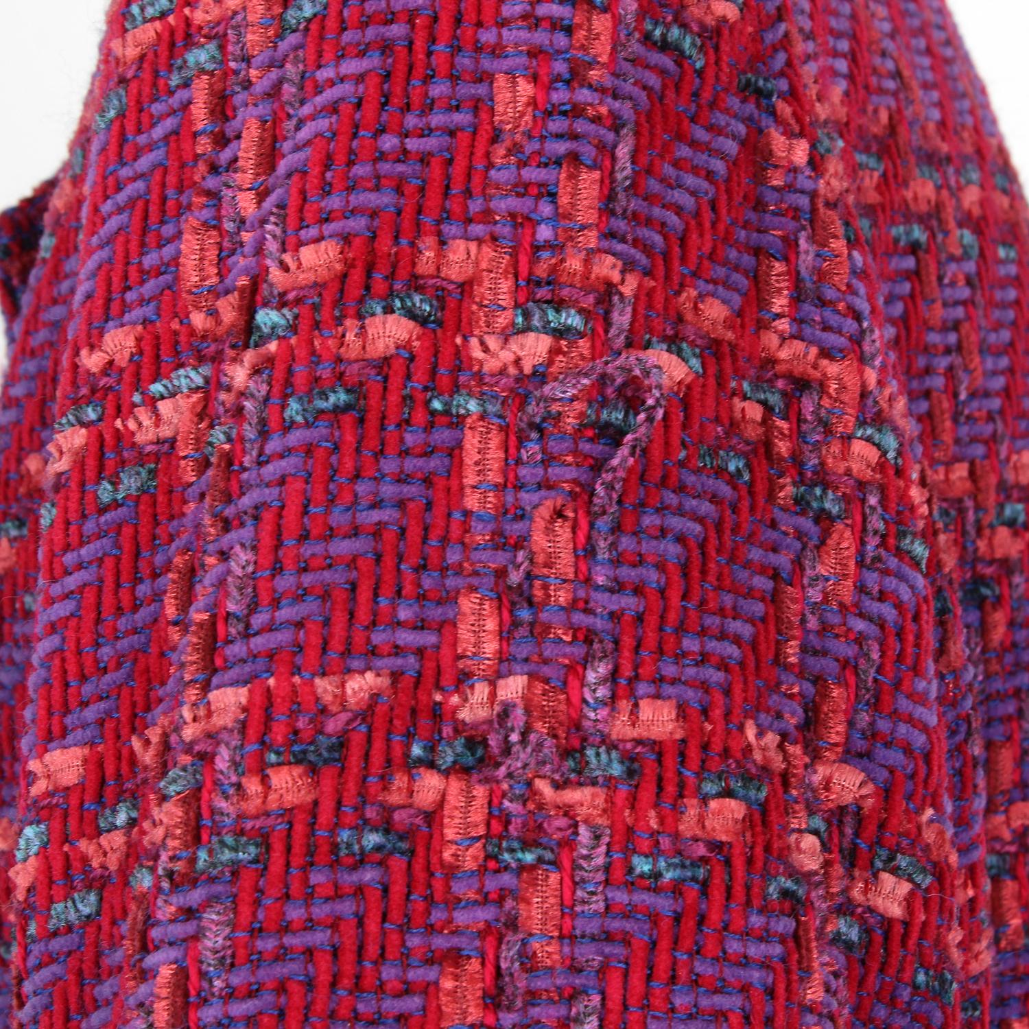 1980s Nina Ricci Purple Wool Vintage Jacket 2