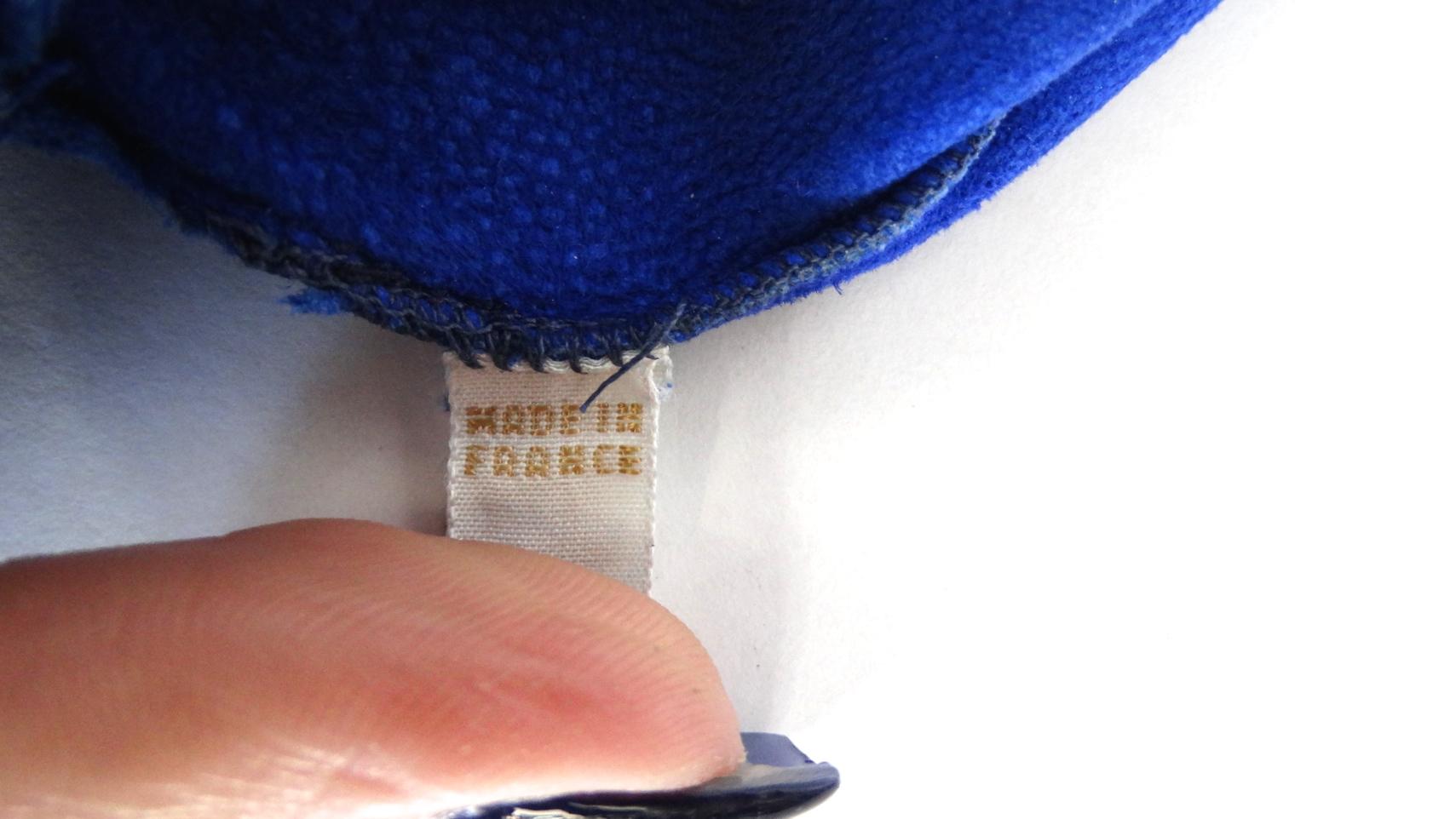 Guantes de ante azul real Nina Ricci, años 80 Azul en venta
