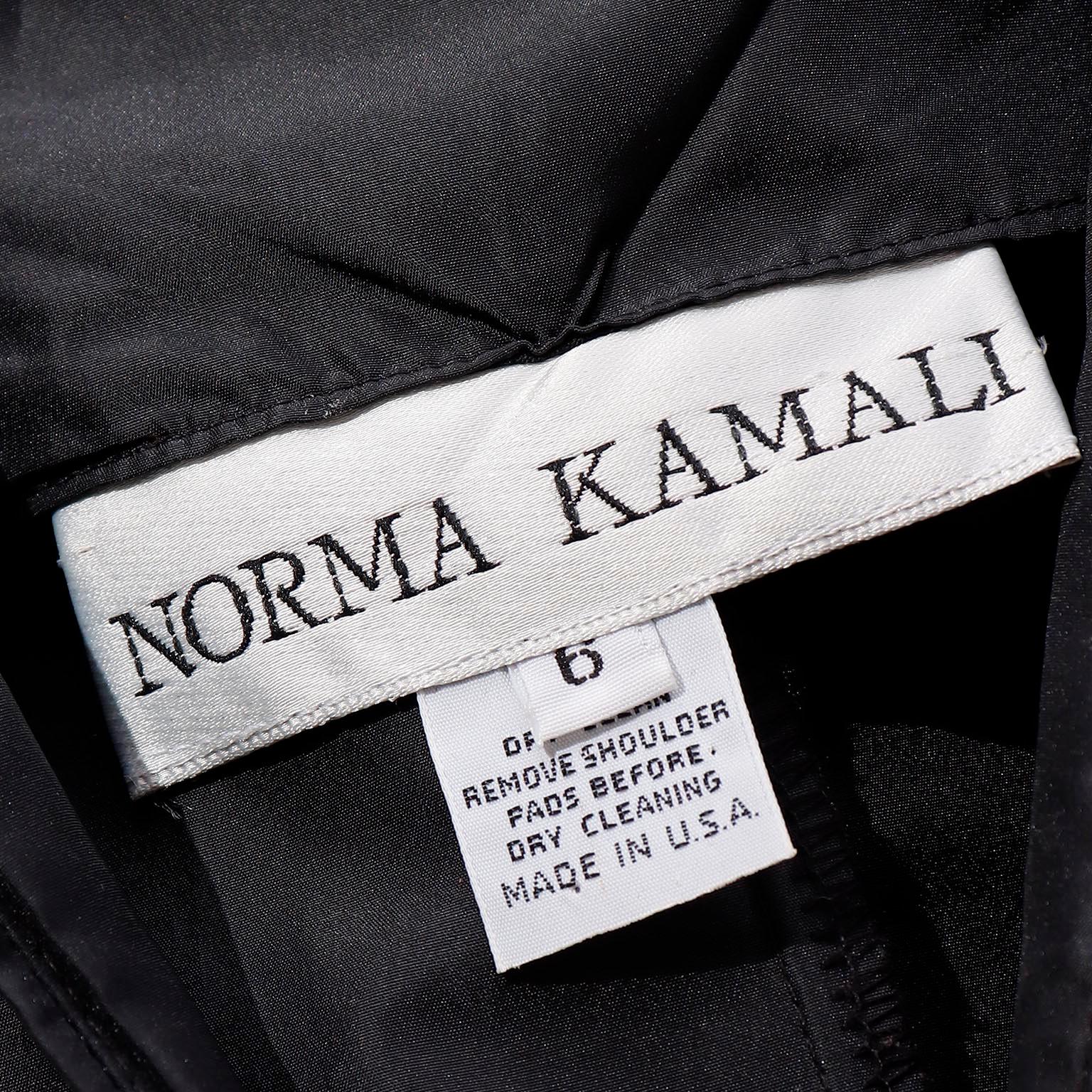 Norma Kamali - Robe noire d'inspiration victorienne des années 1980 en vente 6