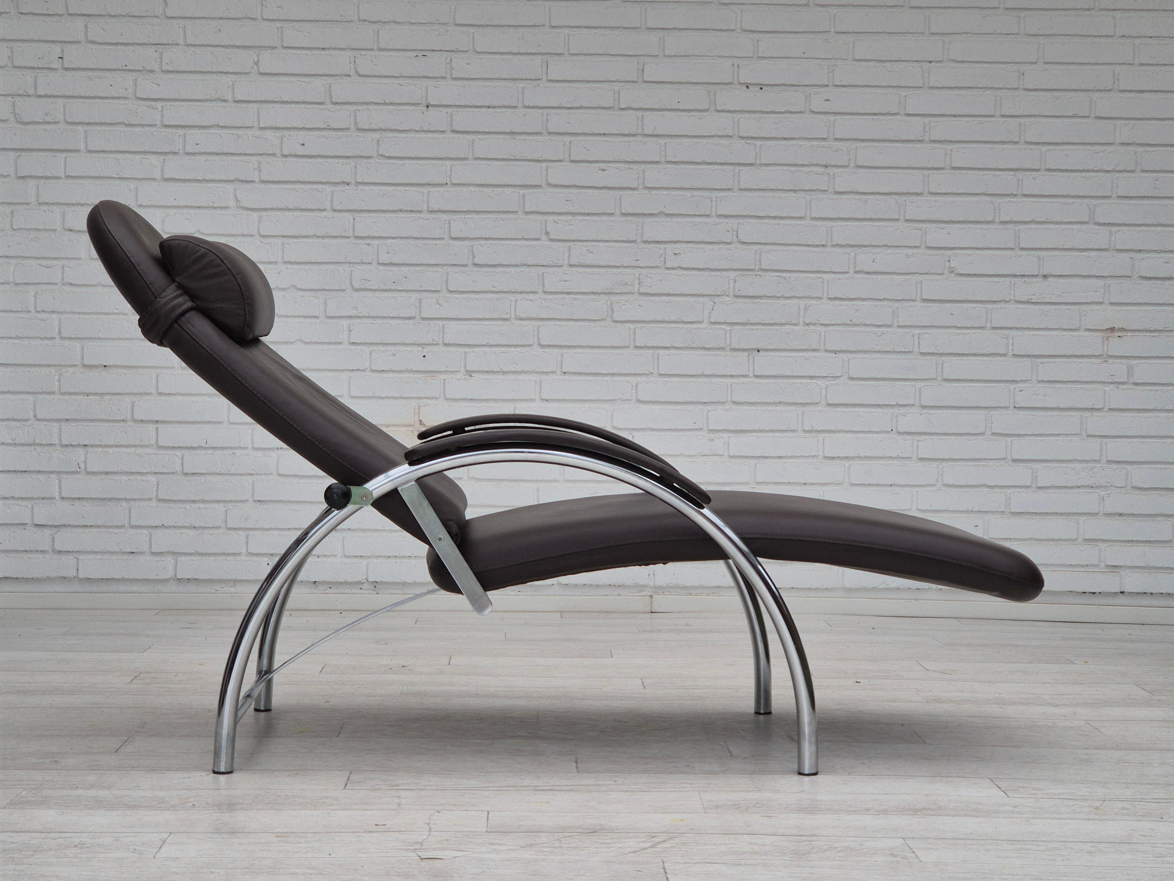Steel 1980s, Norwegian design by Ingmar Relling, 
